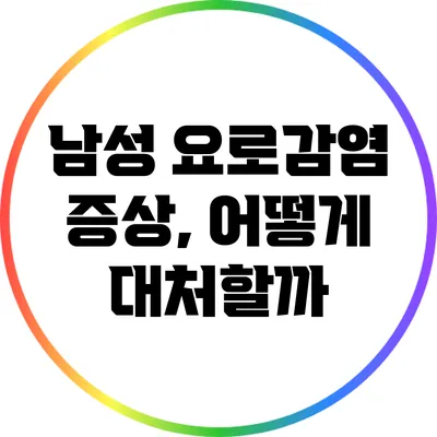 남성 요로감염 증상, 어떻게 대처할까?