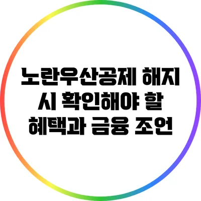 노란우산공제 해지 시 확인해야 할 혜택과 금융 조언