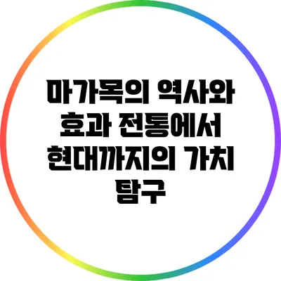 마가목의 역사와 효과: 전통에서 현대까지의 가치 탐구