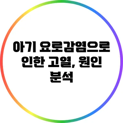 아기 요로감염으로 인한 고열, 원인 분석